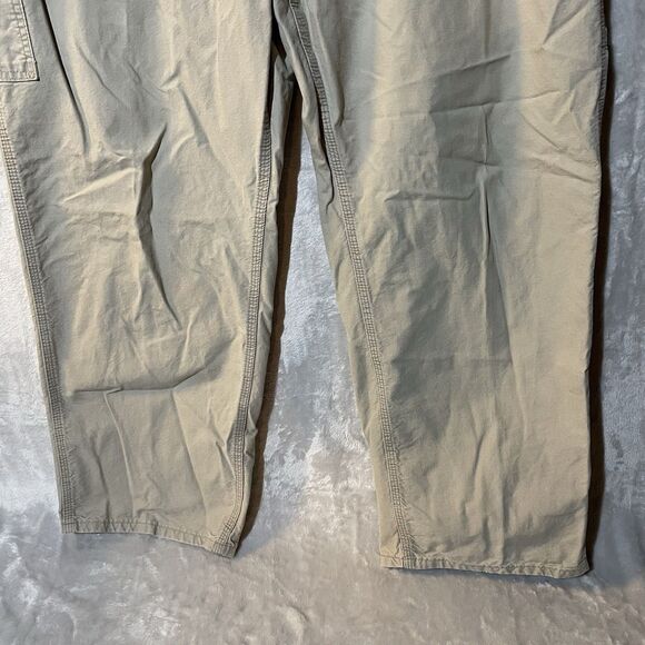 Carhartt Cargo Carpenter Pants B151 TAN Original Dungaree Fit Mens 44/30 - Picture 4 of 16